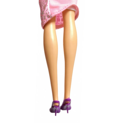 Barbie Doll Purple Pointy Slingback High Heel Shoes – 1/6 Scale (Pre-Owned)