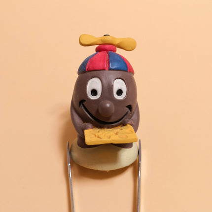 Cadbury World Chocolate Cream Egg with Propeller Hat – 2" Figure (1997, UK, Rare, Pre-Owned)