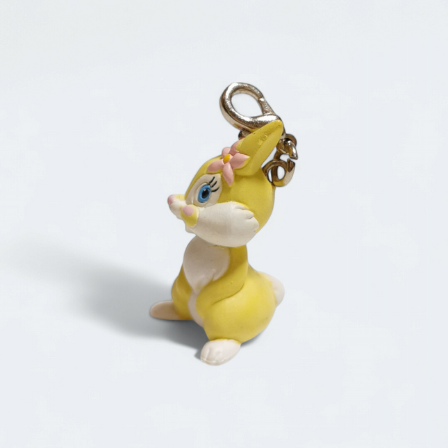 Miss Bunny Yellow Rabbit 1.25" Charm – Disney Zipper Pull by Yujin (Pre-Owned)