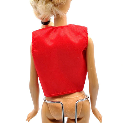 1/6 Scale Red Padded Vest Top – Casual Fashion (Pre-Owned)