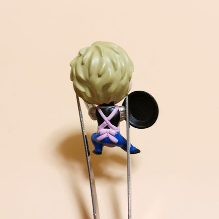 One Punch Man Genos with Saucepan 1.5" Charm – Bandai Mini Figure (Pre-Owned)