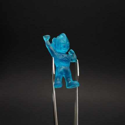 Bandai 2017 Ultraman X Ultra Battler Clear Blue 1.5" Mini Figure (Pre-Owned)