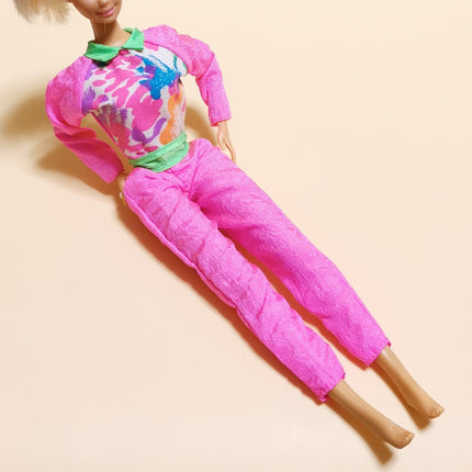 1/6 Scale Neon Pink Ski Jumpsuit – 90s Barbie/Jenny Fashion (Pre-Owned)
