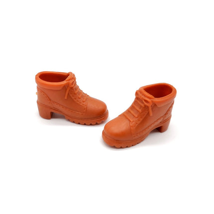 Brown Ankle Boots Heel Shoes – for 11" Doll Casual Fashion (Pre-Owned)