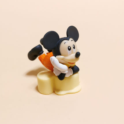 Daydreaming Mickey Mouse 1.75" Mini Figure – Capsule Toy Cake Topper (Pre-Owned)