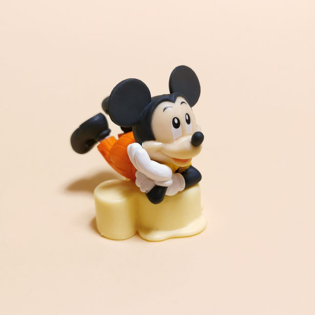 Daydreaming Mickey Mouse 1.75" Mini Figure – Capsule Toy Cake Topper (Pre-Owned)