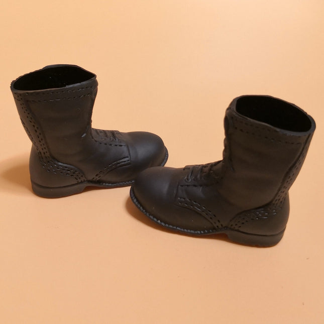 1/6 Scale Black Boots Shoes Outdoor Adventure – for 12" Figure (Pre-Owned)