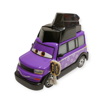 Disney Cars 2 Kimura Kaizo Purple SUV – White Spots 3" Mini Diecast (Pre-Owned)
