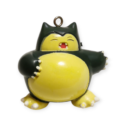 TOMY Pokemon Snorlax 2" Mini Figure – Charm Keychain PVC CGTSJ (Rare, Pre-Owned)