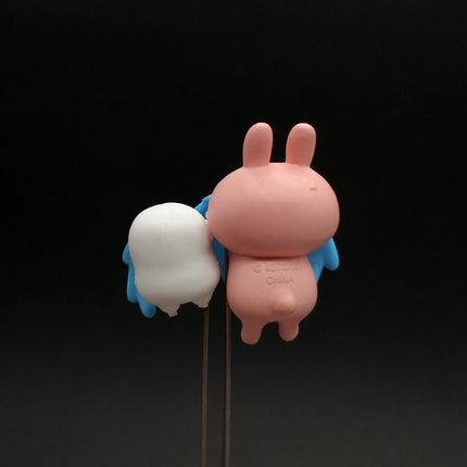 Kanahei’s Small Animal Pink Rabbit & White Chick Crying 2" Mini Figure (Pre-Owned)