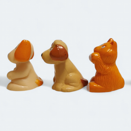 Puppy & Kitty 1" Mini Figures – Dollhouse Pets Lot of 3 (Pre-Owned)
