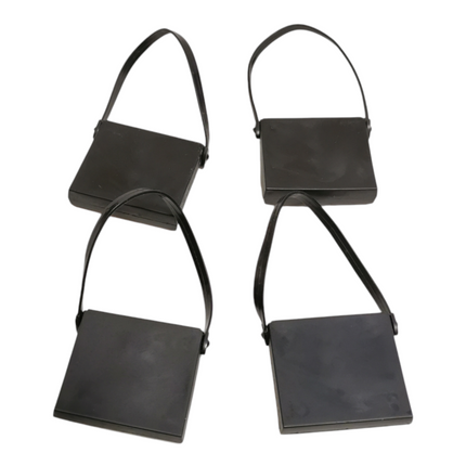 1/6 Scale Black Shoulder Bag – Lot of 4 (Mattel Flavas, Pre-Owned)