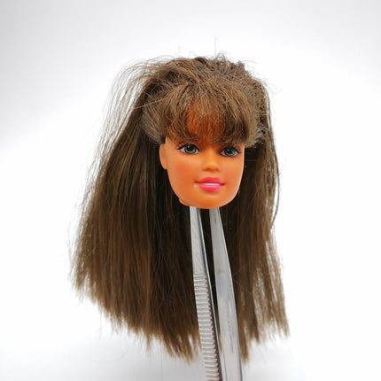 1/6 Doll Barbie Teresa Head Only – Brunette Straight for 12" Doll 1998 (Pre-Owned)