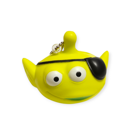 Toy Story Green Alien with Eye Patch 1.5" Squishy Keychain – Disney (Pre-Owned)