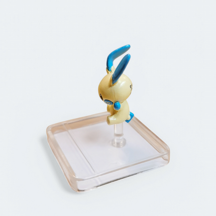 Pokemon Full Color Advance Minun 1" Mini Figure – Pokedex (Bandai, Pre-Owned)