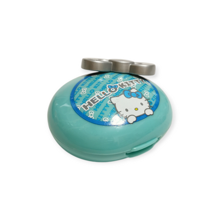 Sanrio Hello Kitty 2" Storage Case – Mirror & Bow Earrings (Pre-Owned)