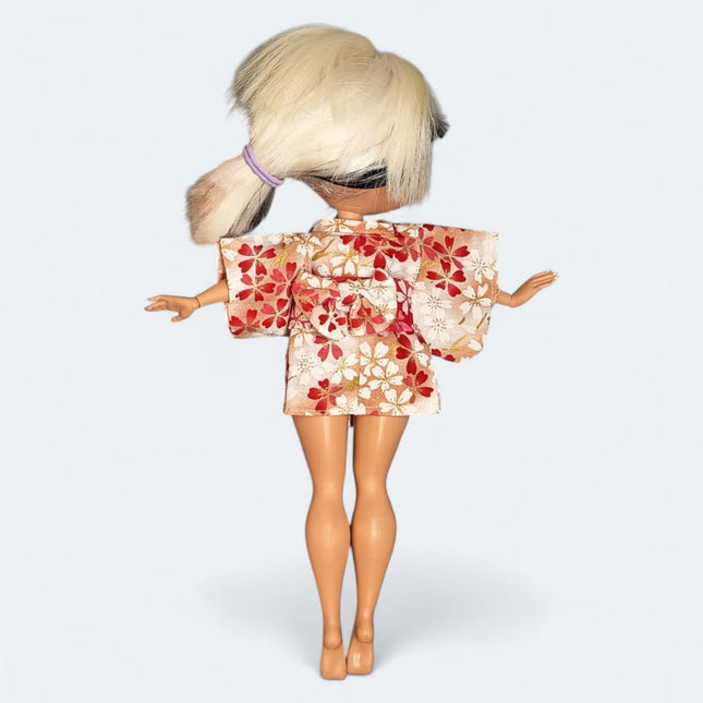 LOL OMG Doll Fashion Red Kimono Dress – 20cm Outfit (Pre-Owned)