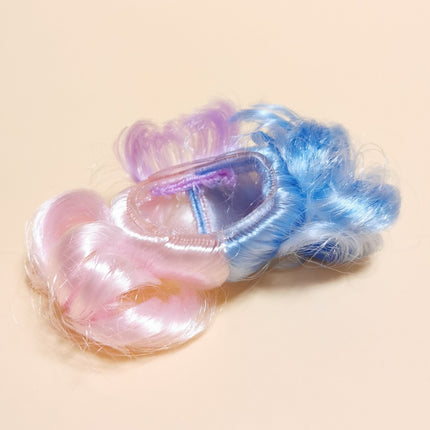 1/6 Scale Doll Pastel Colorful Wig – Short Hair Style (MGA LOL, Pre-Owned)