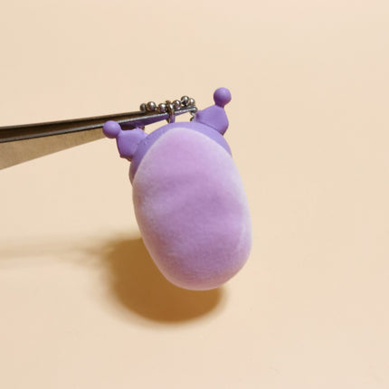 Sanrio Sleeping Kuromi Swaddle Baby – 1.25" Keychain (2022) (Pre-Owned)