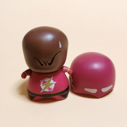 CIBOYS as Hiro THE FLASH 2" Mini Figure Vinyl DESIGNER TOY Superhero Red Magic