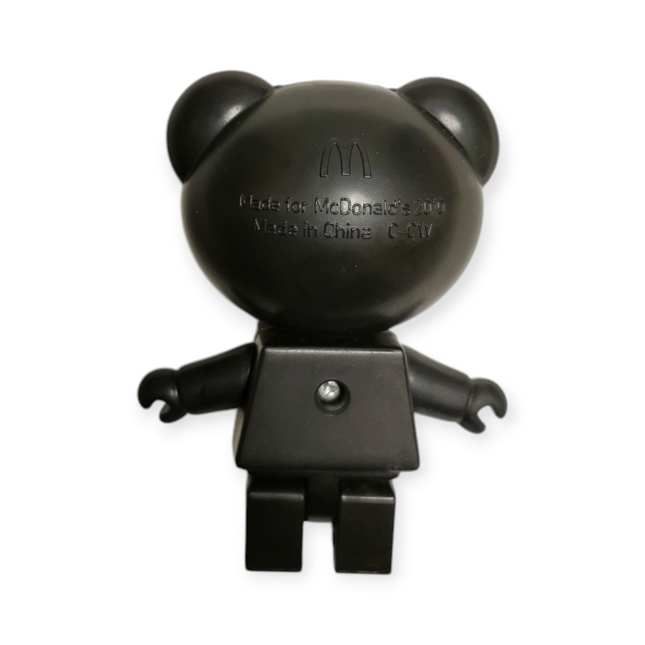 Eric Kot Softhard Black Bear – 3" Brick Style Figure (McDonald's 2010, Pre-Owned)