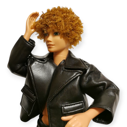 Mattel My Scene Male Doll Bryant – Faux Black Leather Outfit (Pre-Owned)
