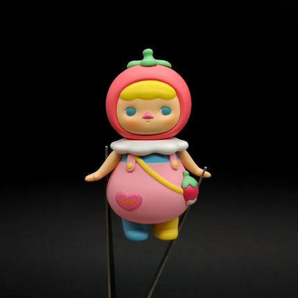Pop Mart Pucky Sweet Strawberry Baby – 3" Cake Topper Vinyl (Pre-Owned)