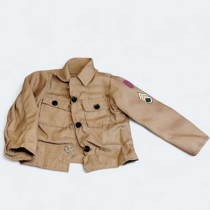 1/6 Scale WW2 US Army 30h Beige Shirt Top – for 12" Soldier (Pre-Owned)