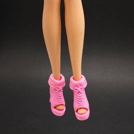 1/6 Scale Pink Peep Toe Ankle Boots – Bootie Shoes for Jenny (Pre-Owned)