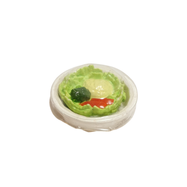 Re-Ment Miniature Garden Salad with Take-Out Bowl – Kitchen Food (Pre-Owned)
