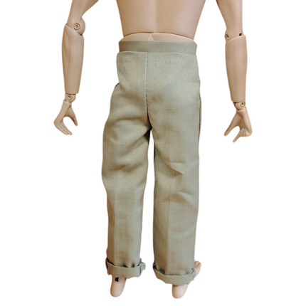 1/6 Scale Male Light Green Pants – Soldier Uniform Clothes (Pre-Owned)