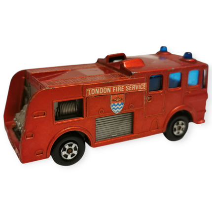 Matchbox Lesney No.35 Merryweather Fire Engine Truck – Diecast Car (Red, Pre-Owned)
