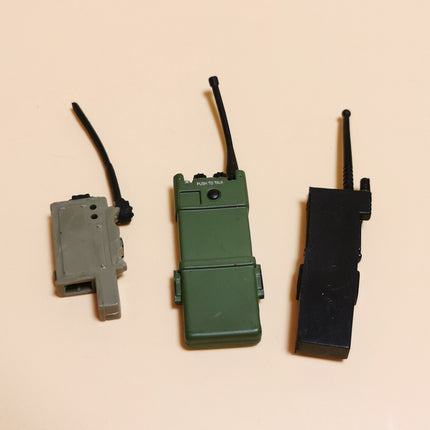 1/6 Scale Walkie Radio – Lot of 3 for 12" Figure (Pre-Owned)