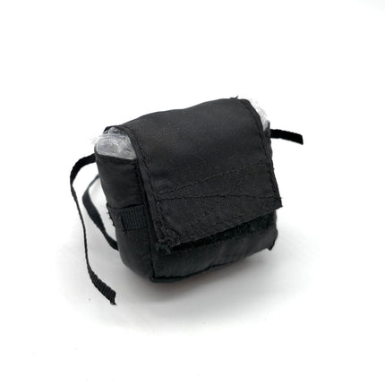 1/6 Scale 2" Nylon Black Pouch Bag – for 12" Figure (Pre-Owned)