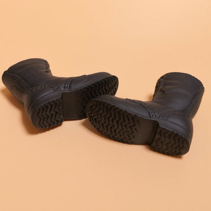 1/6 Scale Black Boots Shoes Outdoor Adventure – for 12" Figure (Pre-Owned)