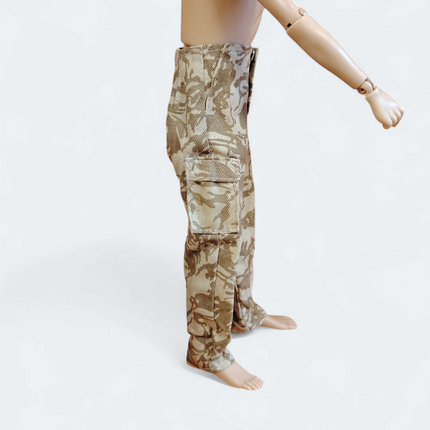 1/6 Scale Male Beige Camo Cargo Pants – for 12" Soldier Figure (Pre-Owned)