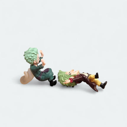 One Piece ZORO & BARTOLOMEO 1.5" Mini Figure Anime Japan Toy Collectible Bandai