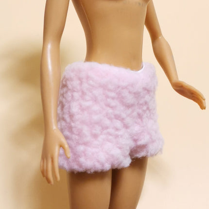 1/6 Scale Pink Fluffy Pajama Shorts – 11" Doll (Pre-Owned)