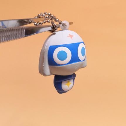 Sgt Frog Keroro Gunso SQUISHY BLUE DORORO 2" Mini Figure KEYCHAIN Toy Bandai