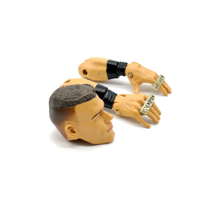 WWE John Cena HEAD SMIRK FACE & HANDS w RINGS for 6" Action Figure Wrestling Toy