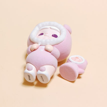 Pop Mart Minico Fantasy World Piggy – 2.5" Flocked Figure (Pre-Owned)