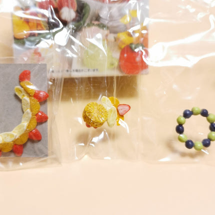 Re-Ment Fruit Wave Diary #3 Assorted Fruit Slice Platter – Dollhouse Dish (Sealed)