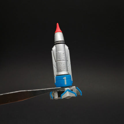 THUNDERBIRDS TB1 ROCKET 3" Plastic Mini Figure Gerry Anderson Anime Yujin 1999