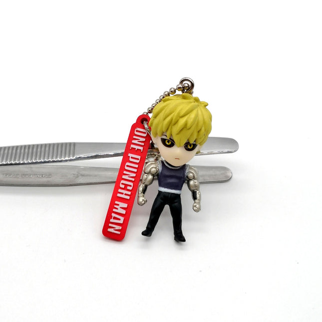 One Punch Man Genos 1.5" Keychain – Anime Mini Figure by T-arts (Pre-Owned)
