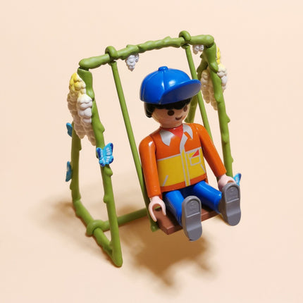 Miniature Green Vine Swing Set – 3.5" Playground (Pop Mart) (Pre-Owned)