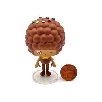 Brown Truffle Chocolate with Yellow Cape – 2.5" Vinyl Figure (Pre-Owned)
