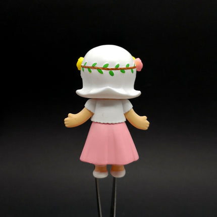 Molly Wedding Flower Girl with Rose Crown – 3" Cake Topper (Pre-Owned)