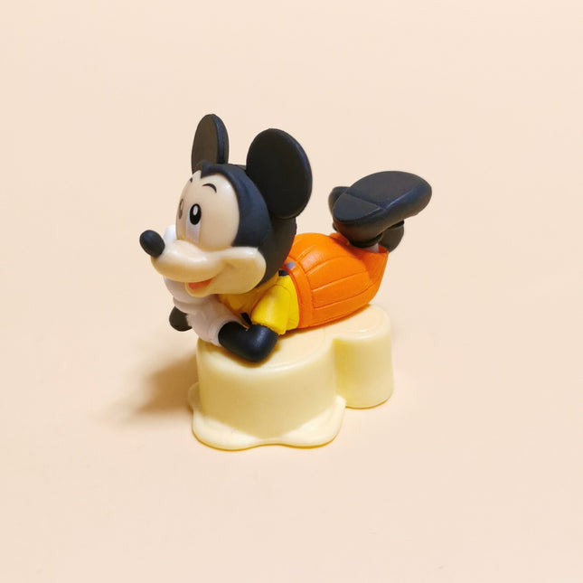 Daydreaming Mickey Mouse 1.75" Mini Figure – Capsule Toy Cake Topper (Pre-Owned)