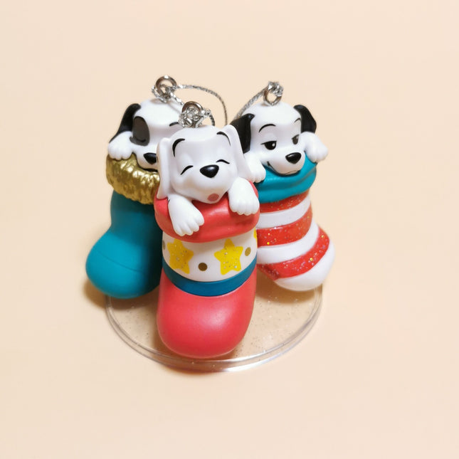 101 Dalmatians Lucky, Penny & Patch in Socks 2" Ornament – Happy Kuji (Pre-Owned)