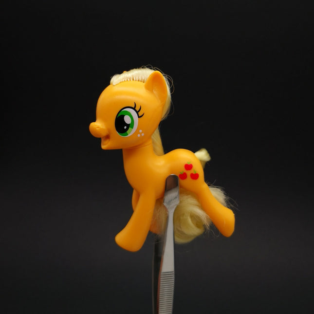 My Little Pony G4 Applejack Trotting Pose – 3" Brushable Figure (2016, Pre-Owned)